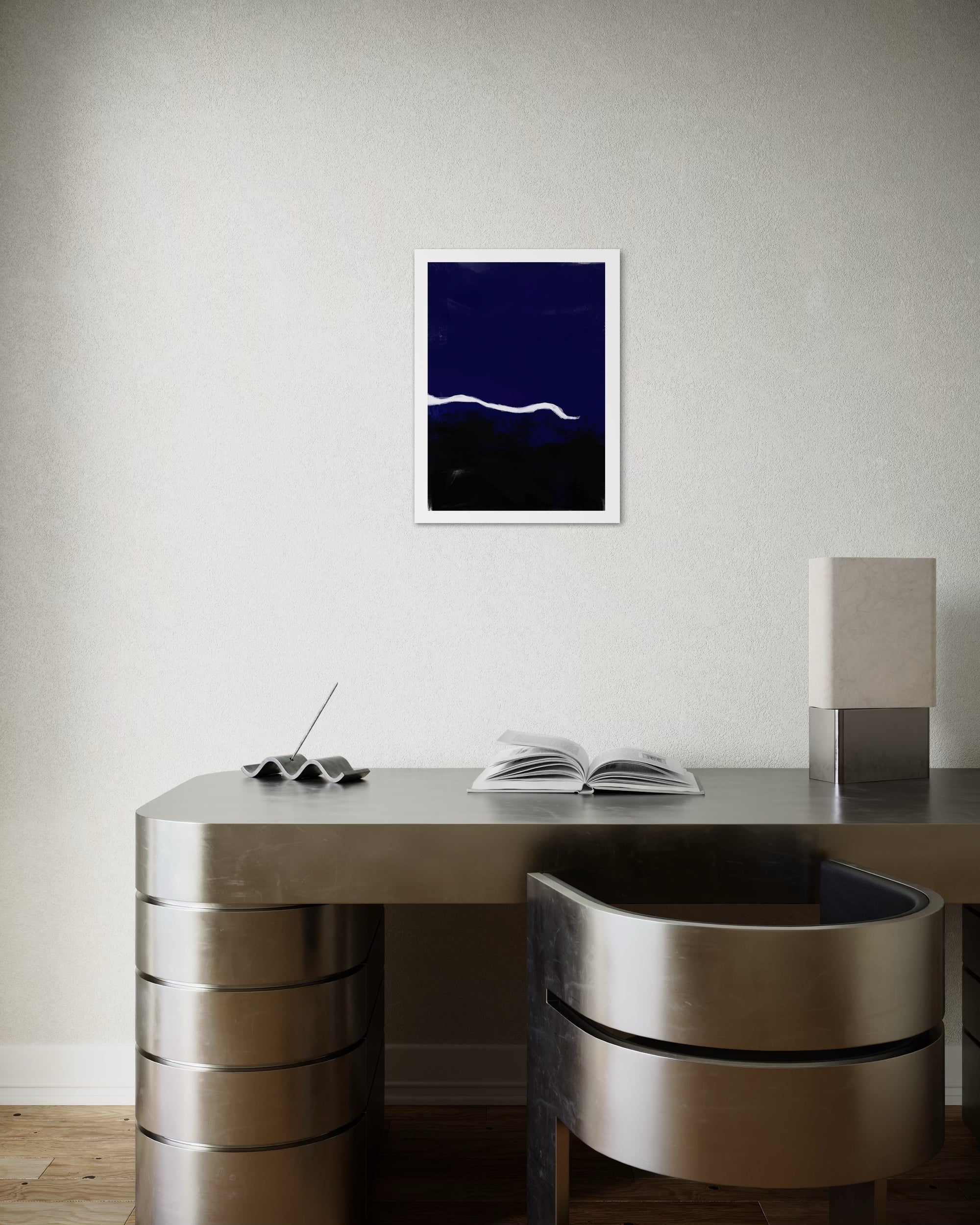 Downtown scenes, Shady blue