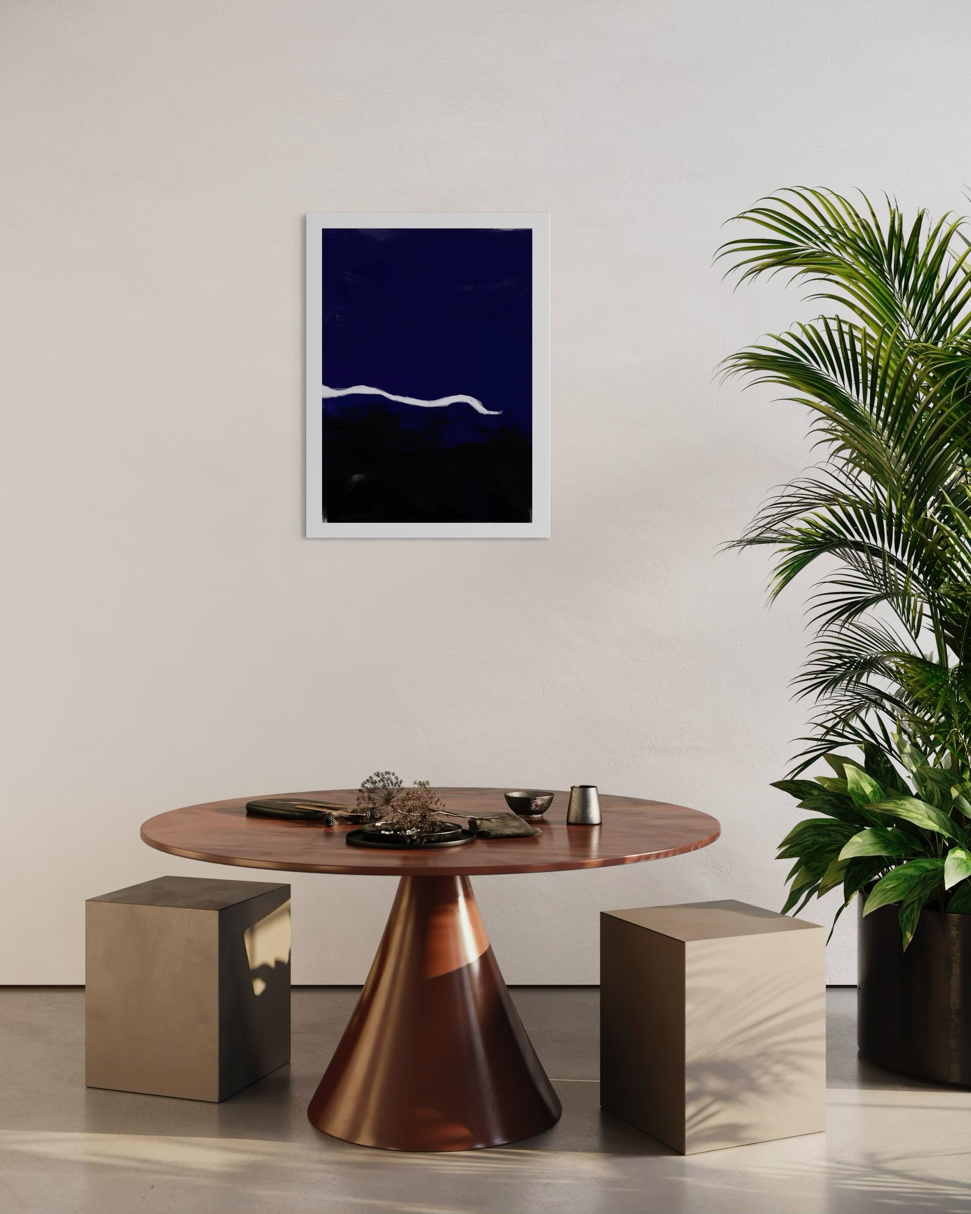 Downtown scenes, Shady blue